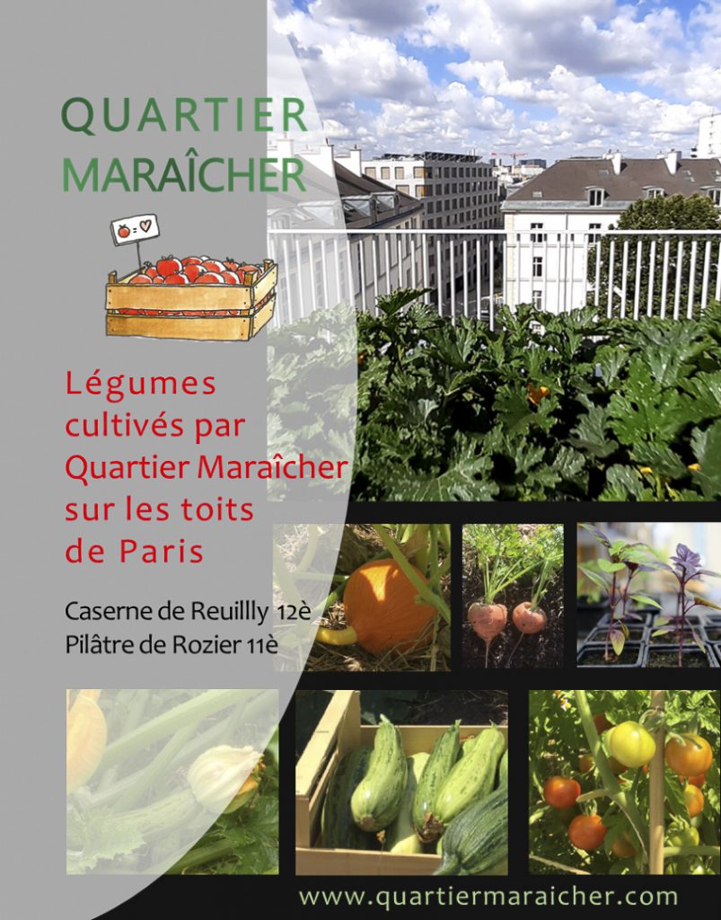 Légumes des Toits par Quartier Maraicher